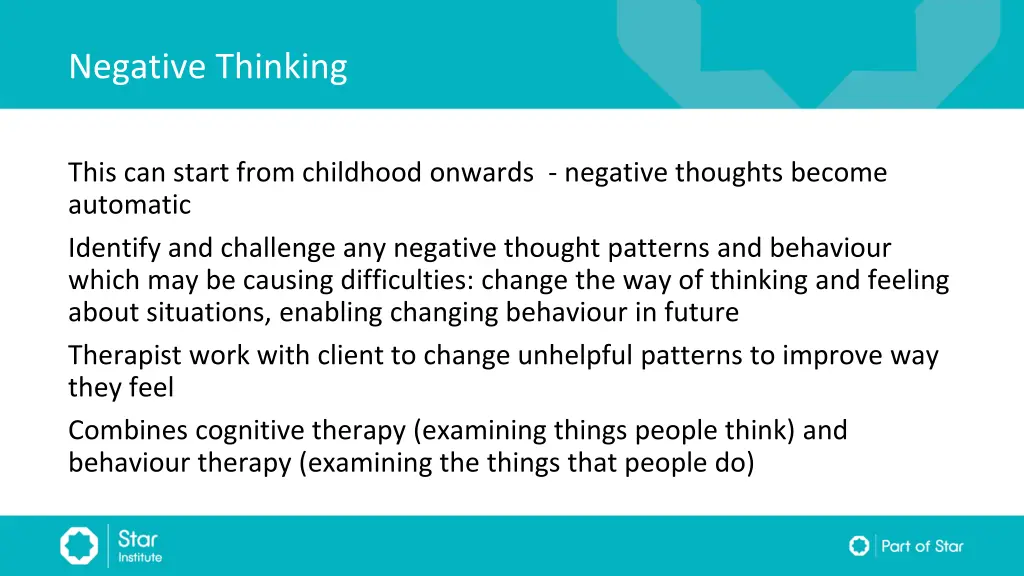 negative thinking