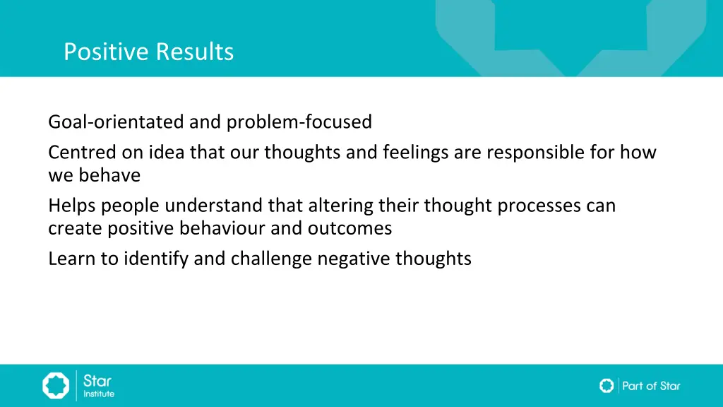 positive results