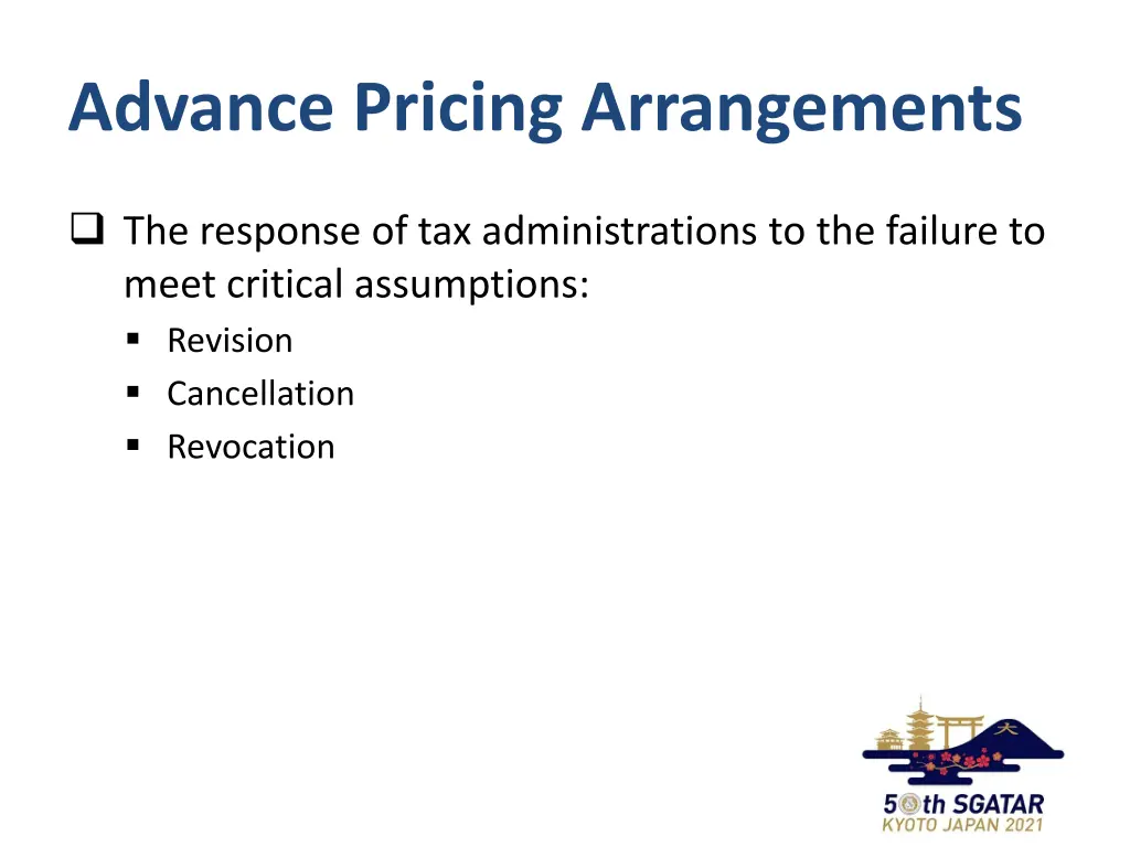 advance pricing arrangements 1