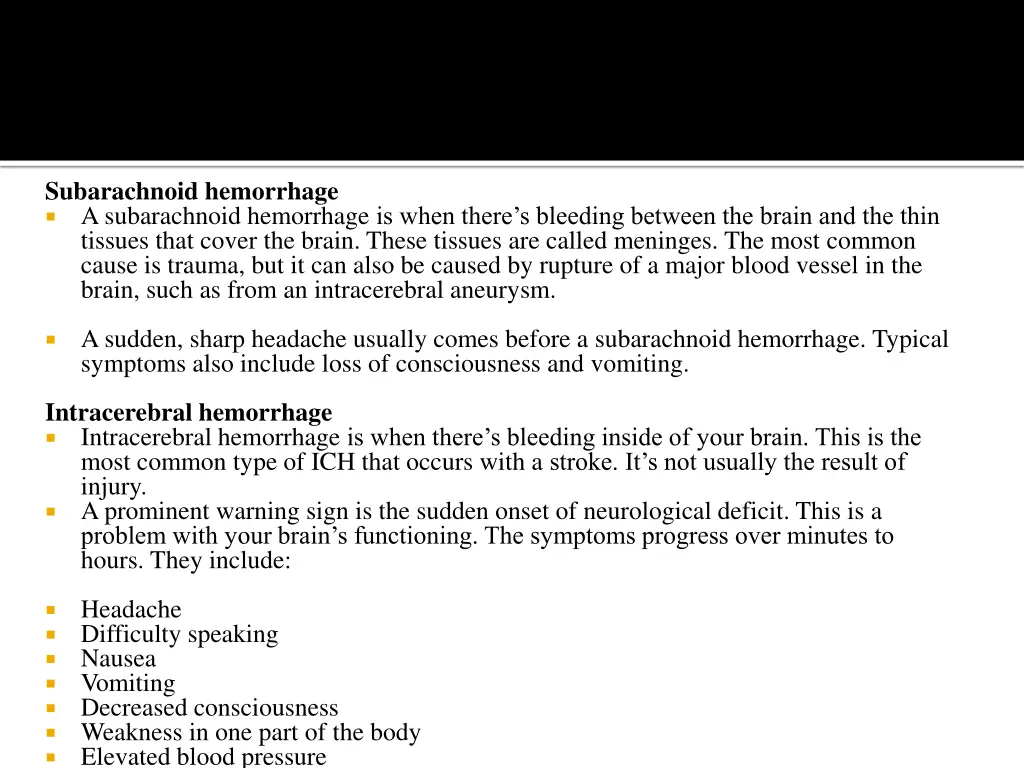 subarachnoid hemorrhage asubarachnoid hemorrhage
