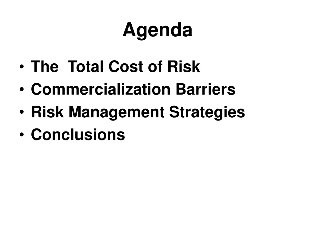 agenda