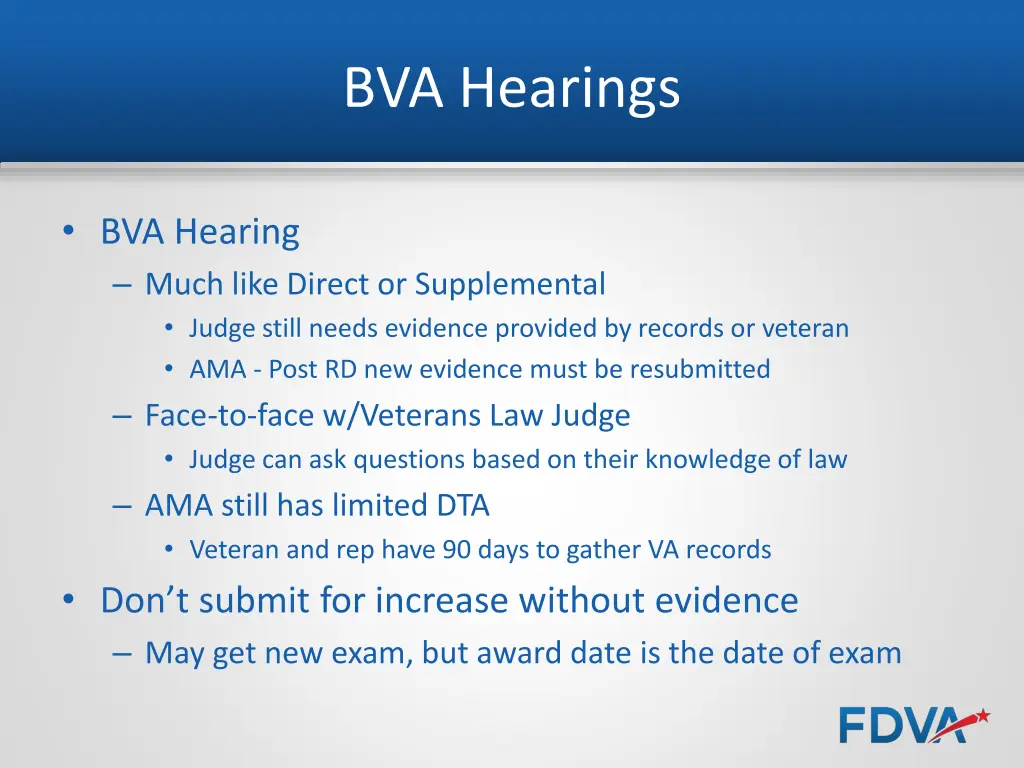 bva hearings