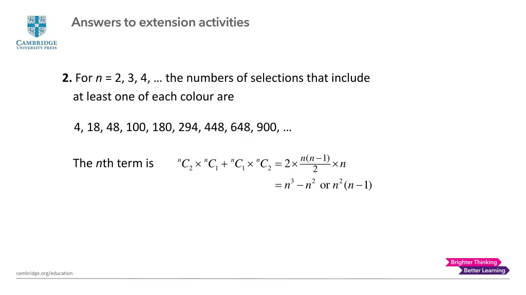 answers to extension activities 1