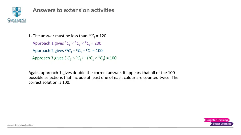 answers to extension activities