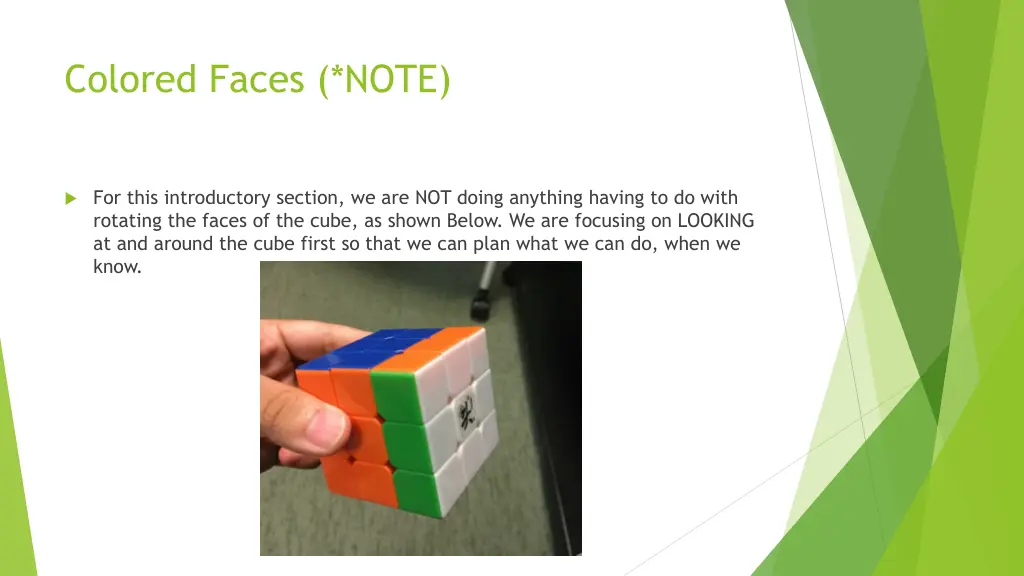 colored faces note
