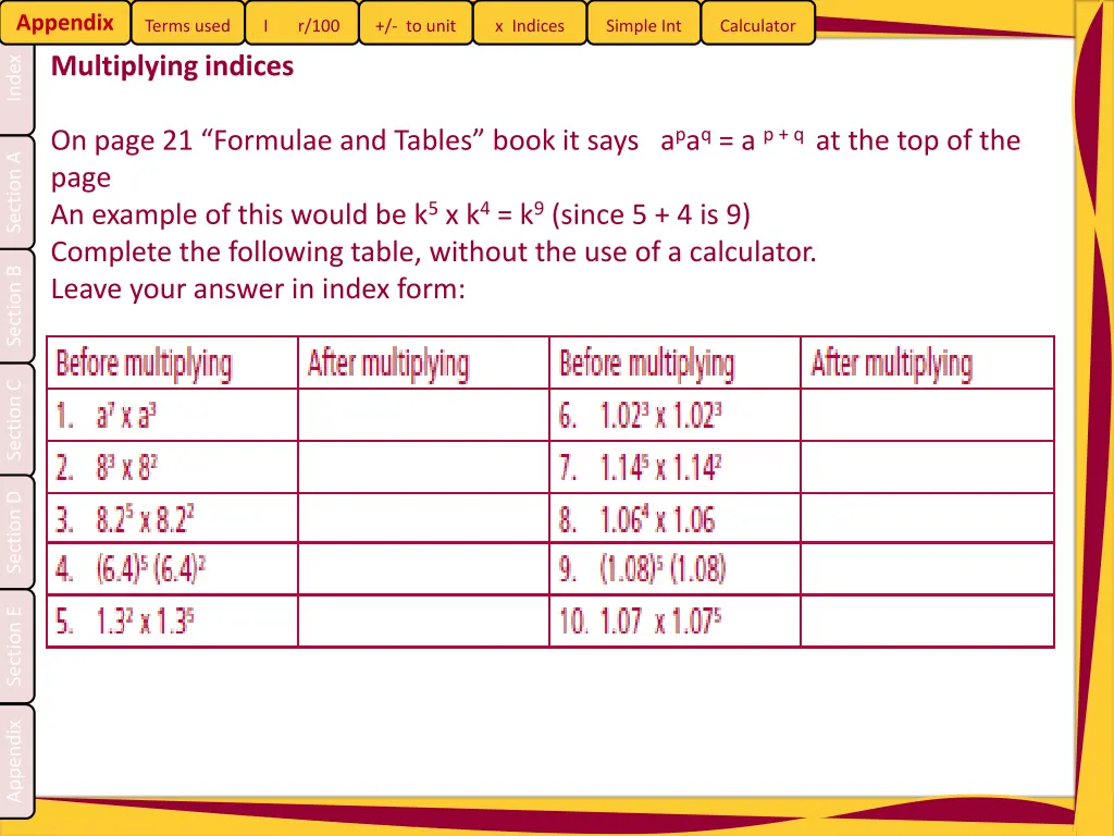 appendix 5