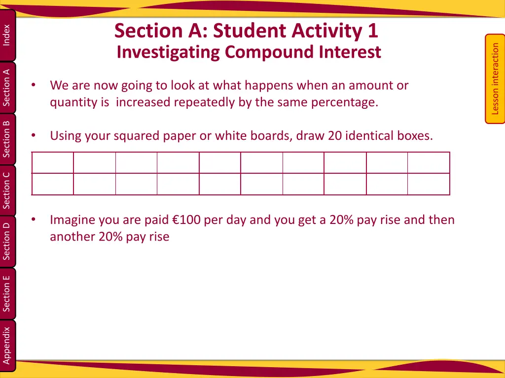 section a student activity 1