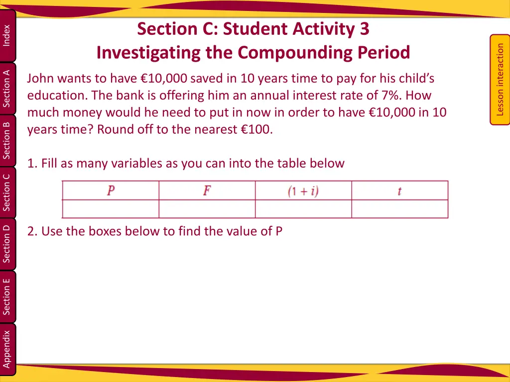 section c student activity 3 investigating
