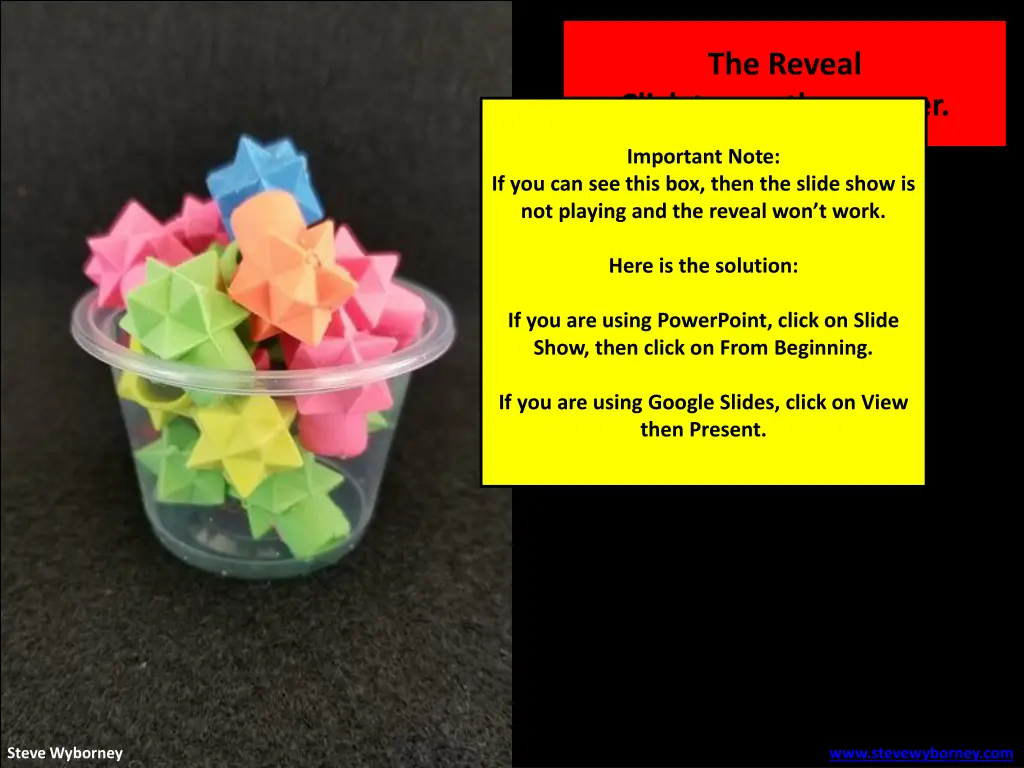 the reveal