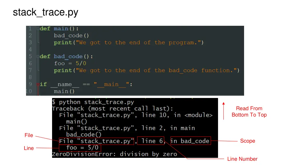 stack trace py 2