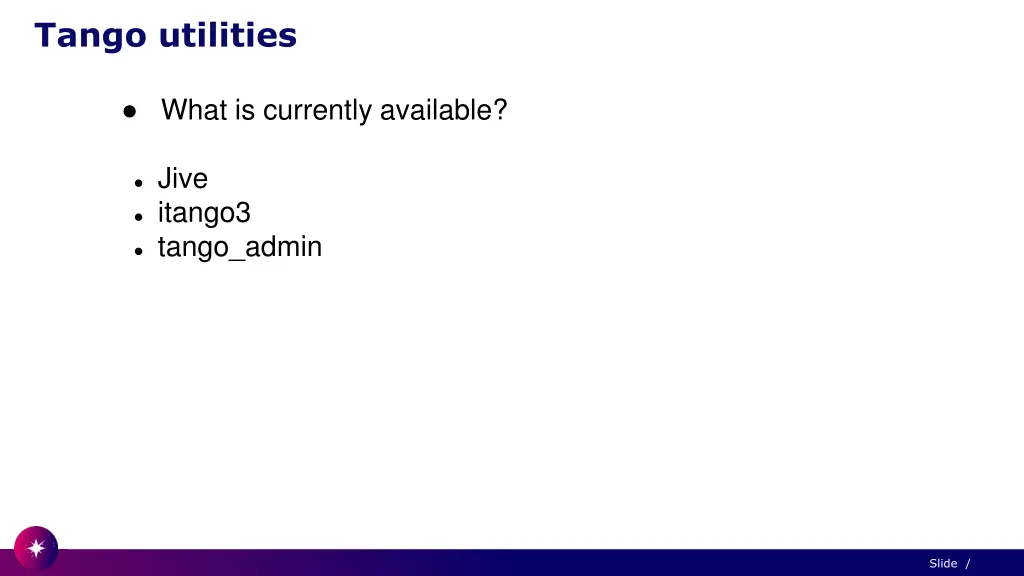 tango utilities