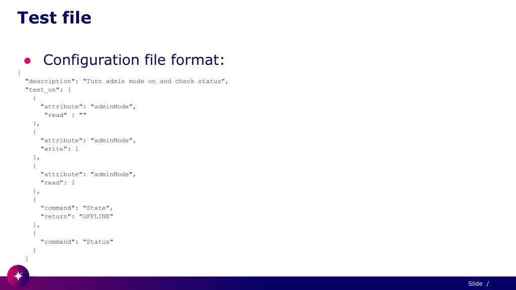 test file