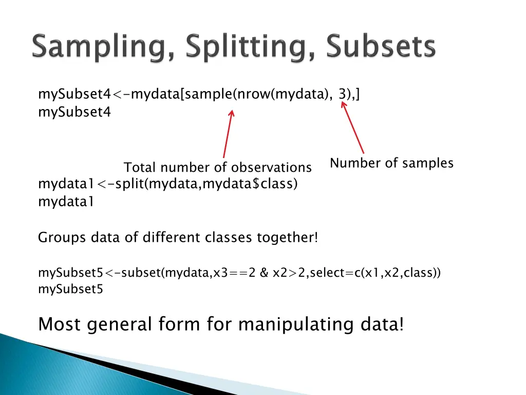mysubset4 mydata sample nrow mydata 3 mysubset4
