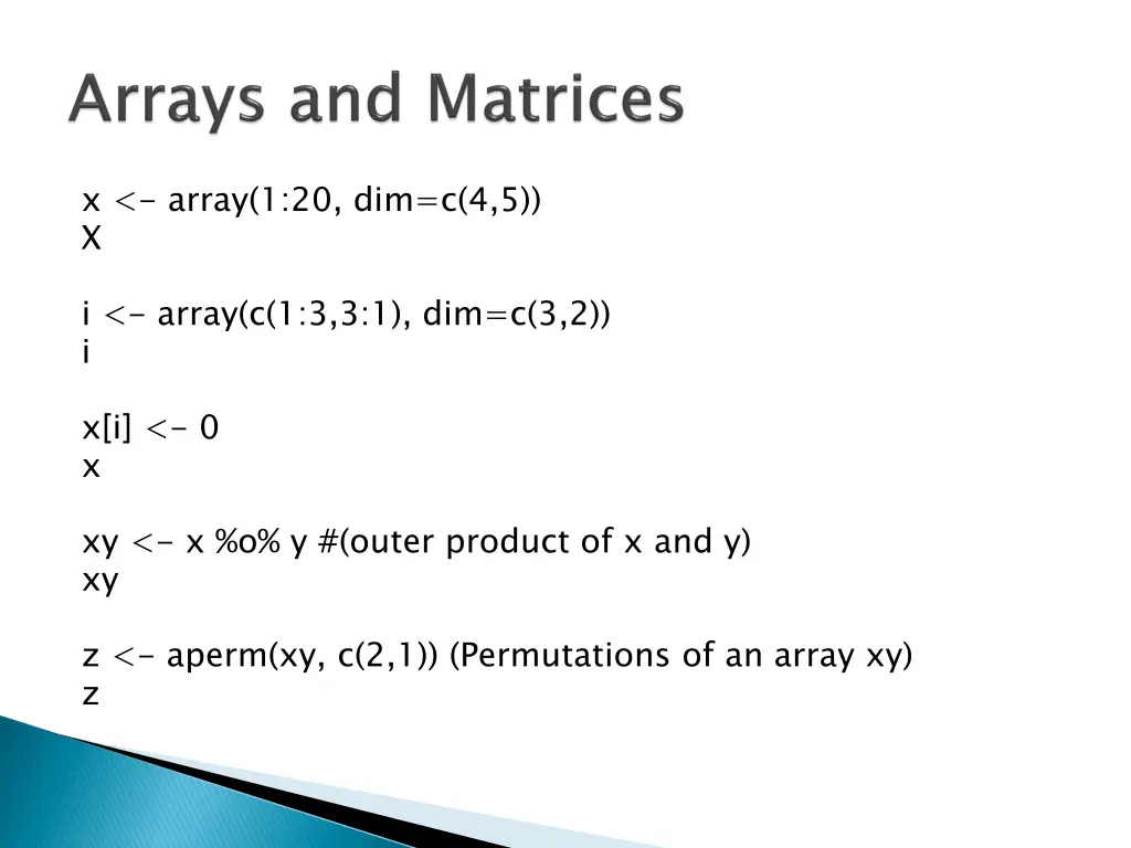 x array 1 20 dim c 4 5 x