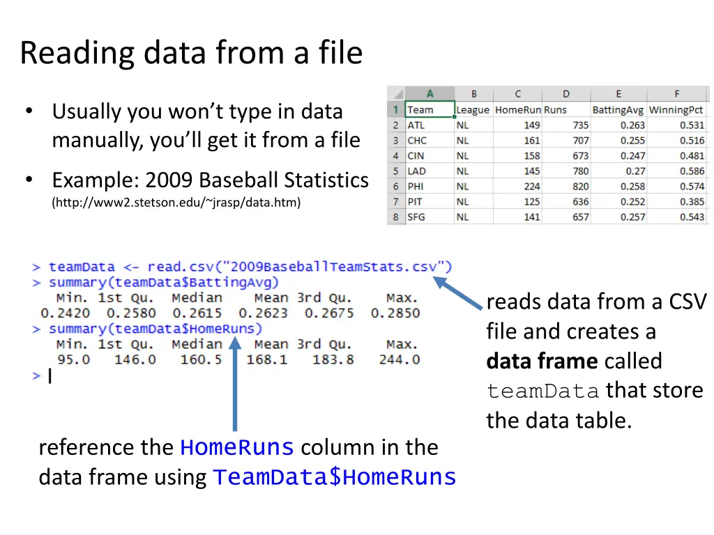 reading data from a file