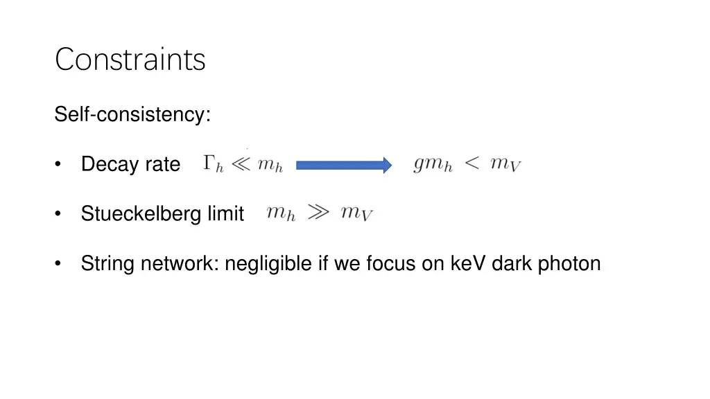 constraints