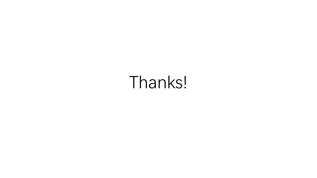 thanks