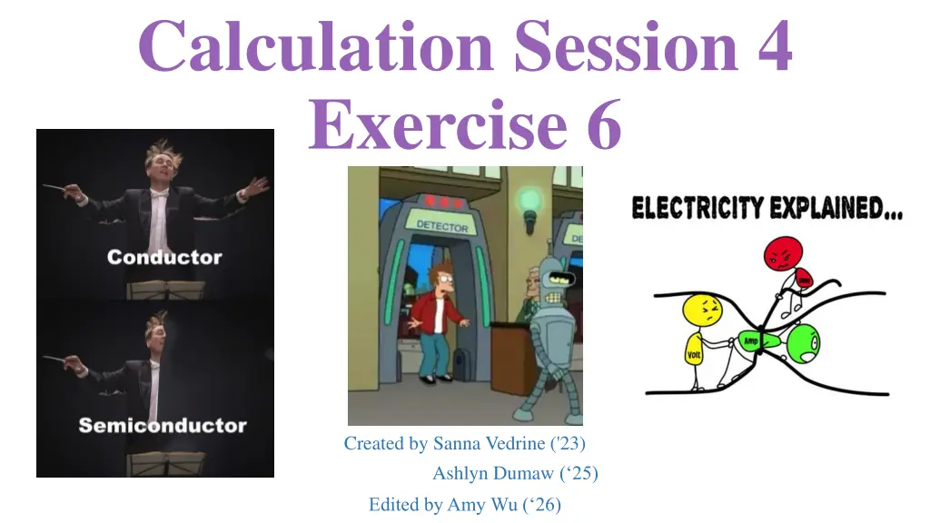 calculation session 4 exercise 6