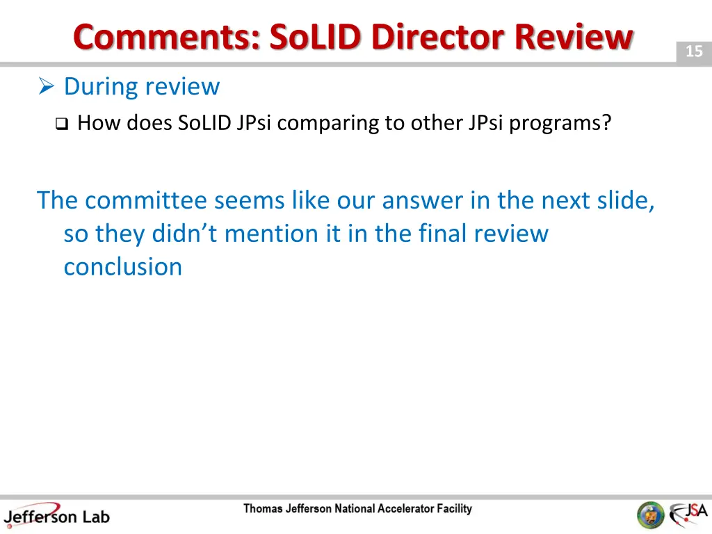 comments solid director review