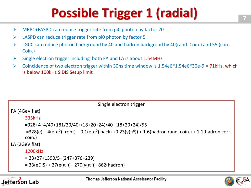 possible trigger 1 radial