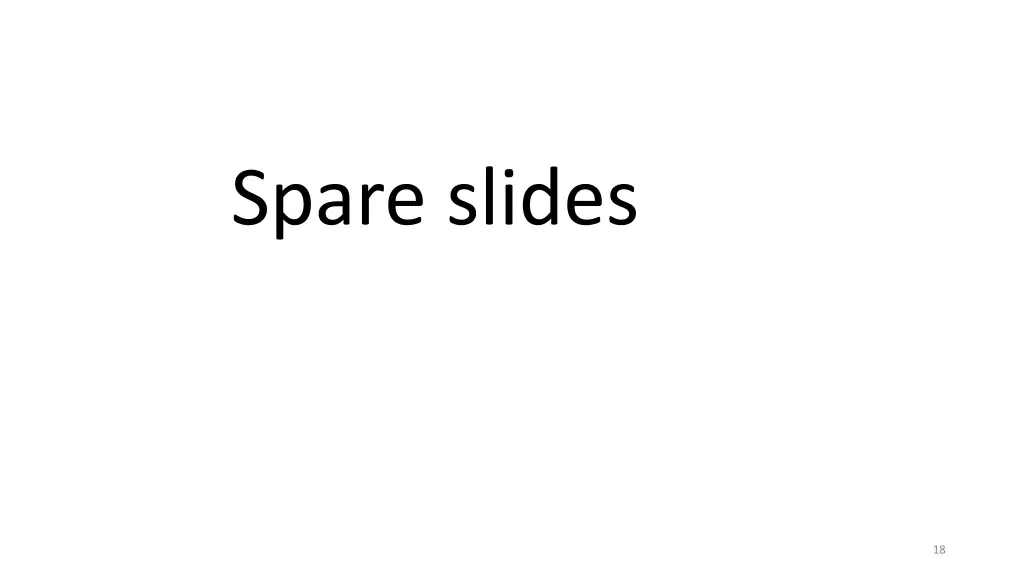 spare slides