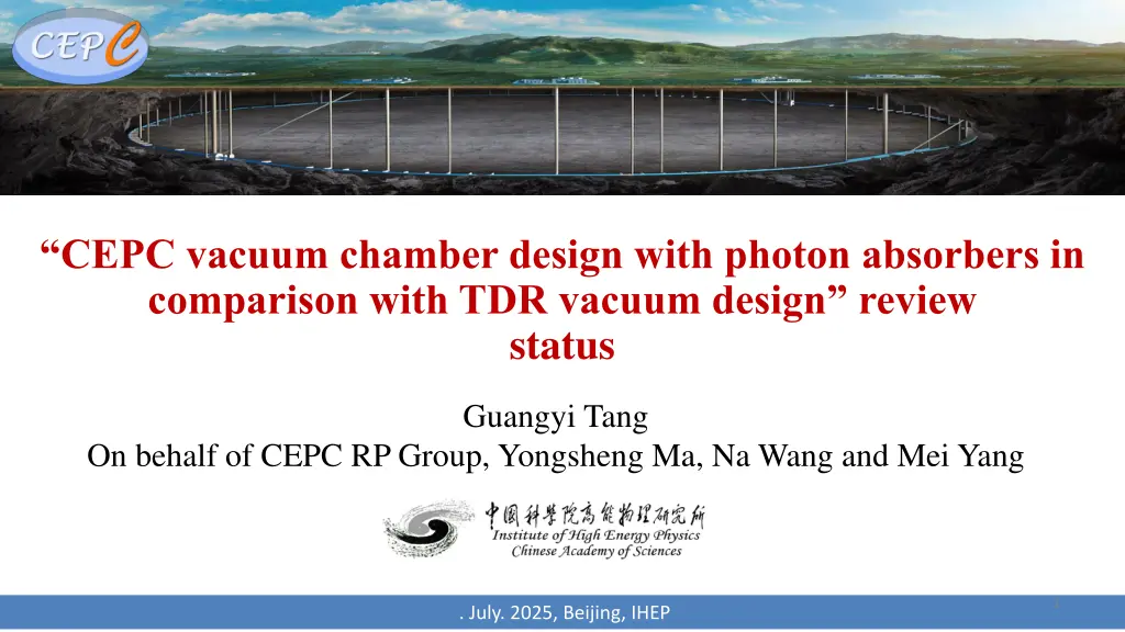 cepc vacuum chamber design with photon absorbers