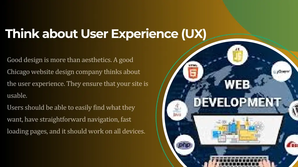 think about user experience ux