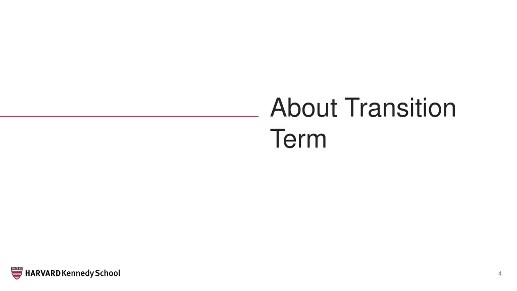 about transition term