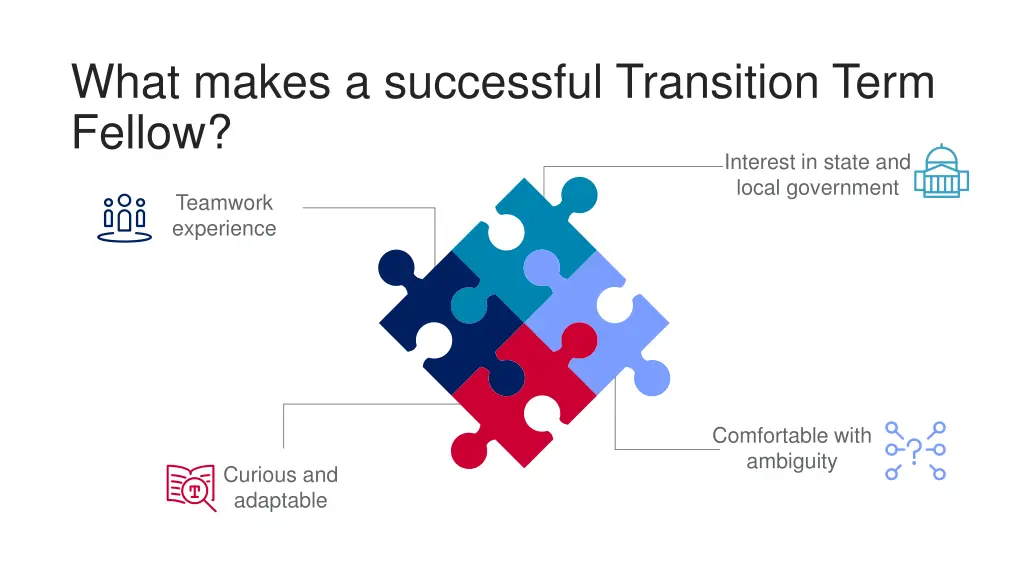 what makes a successful transition term fellow