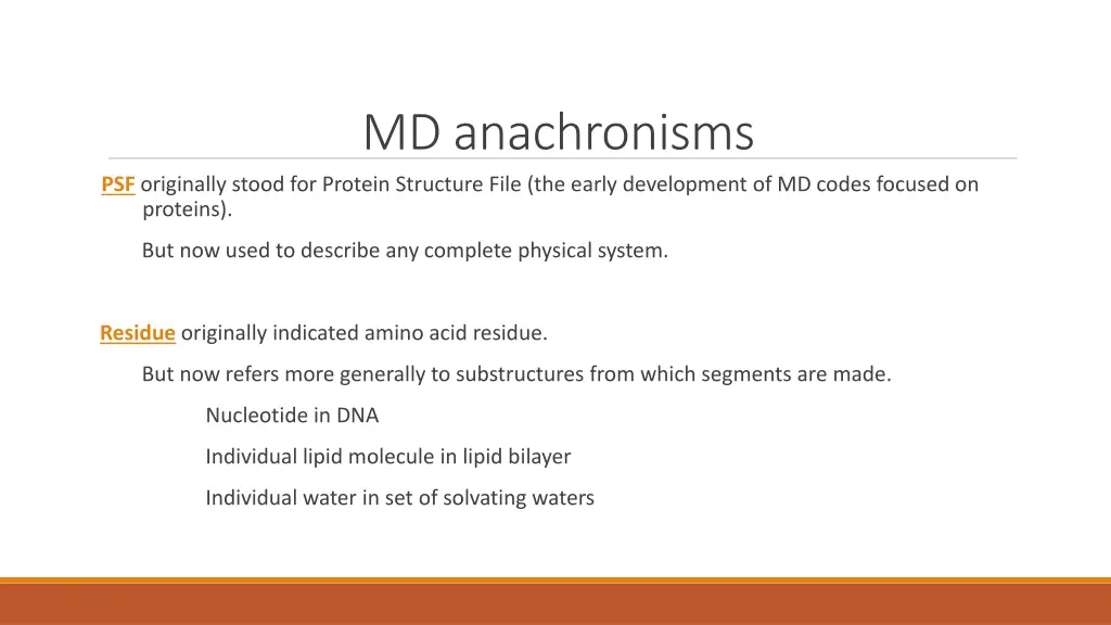 md anachronisms