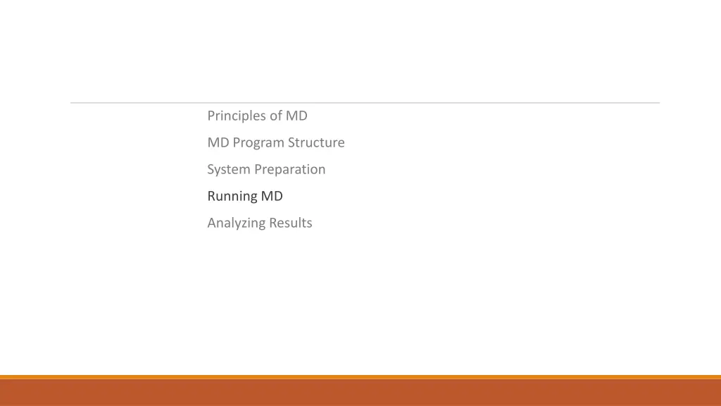 principles of md 2