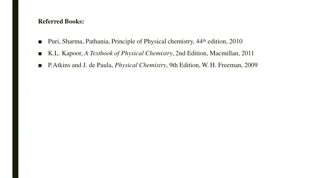 referred books