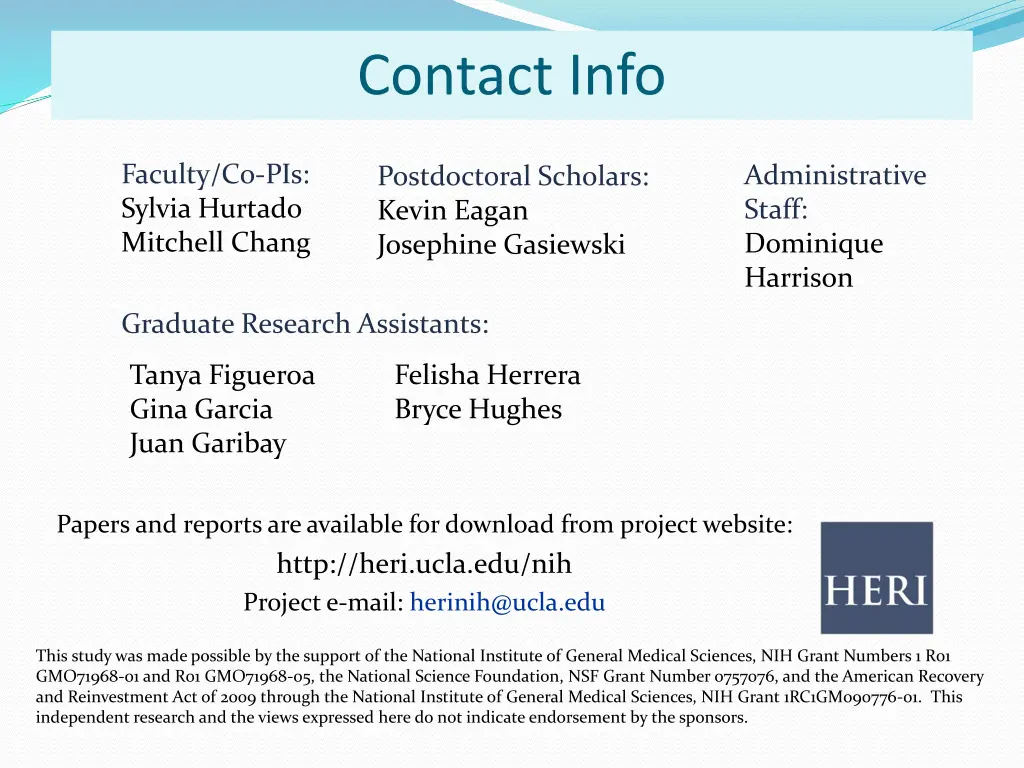 contact info