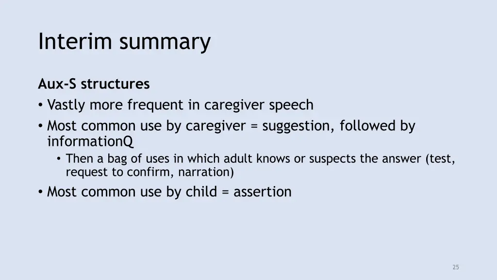interim summary 1