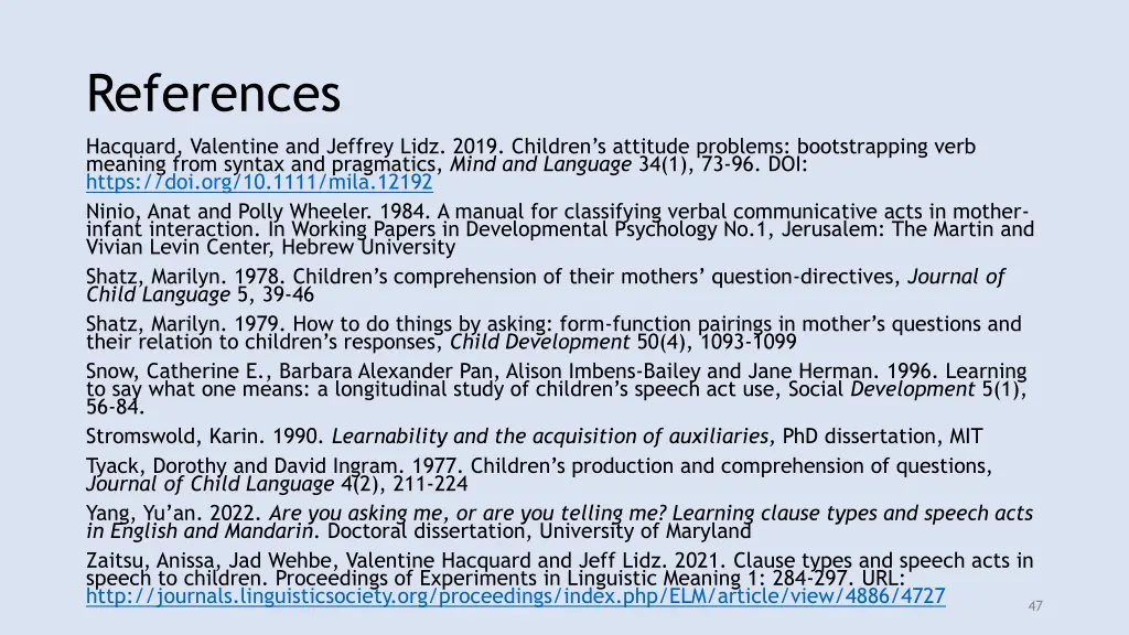 references 1