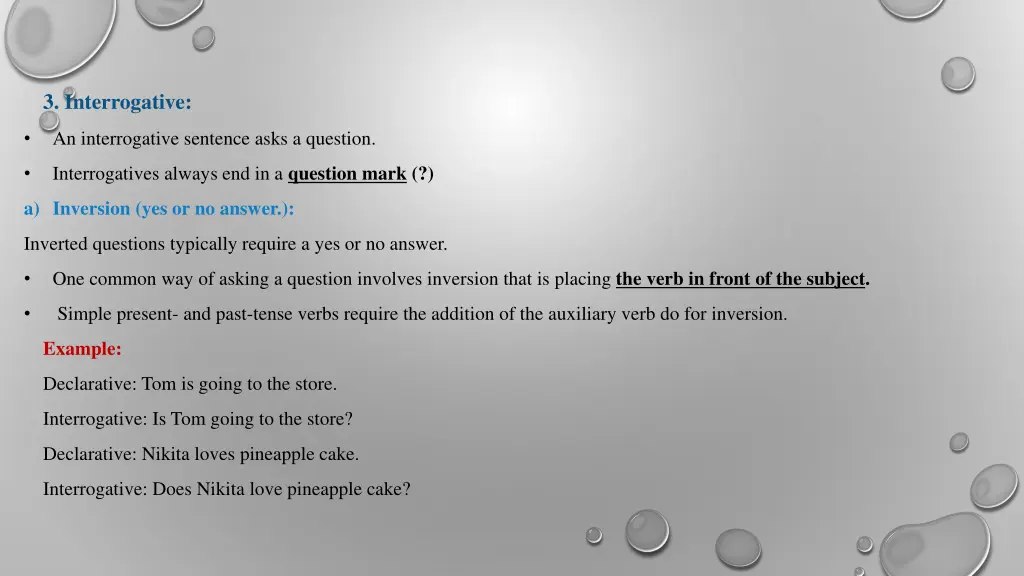 3 interrogative