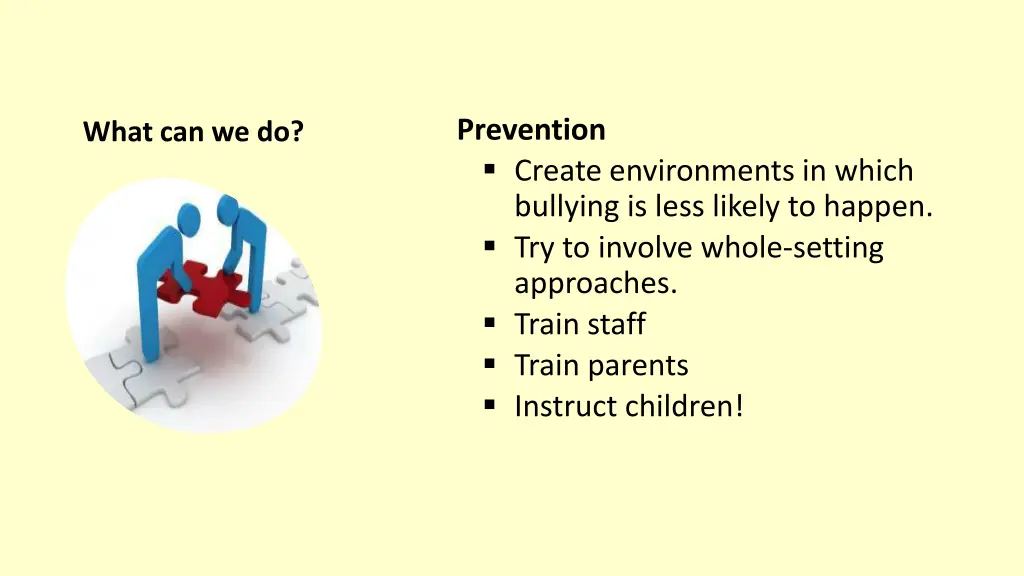 prevention create environments in which bullying