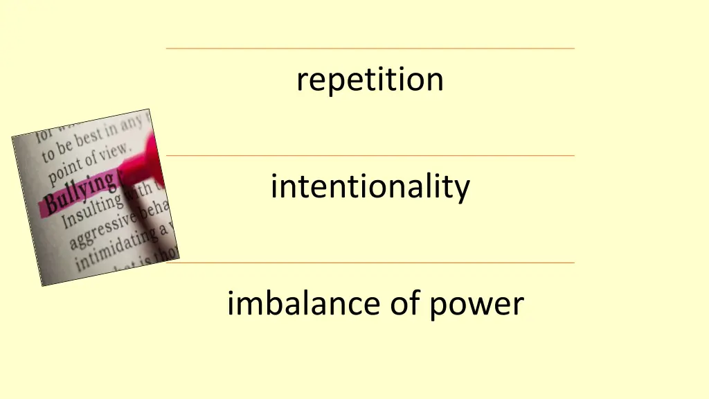 repetition