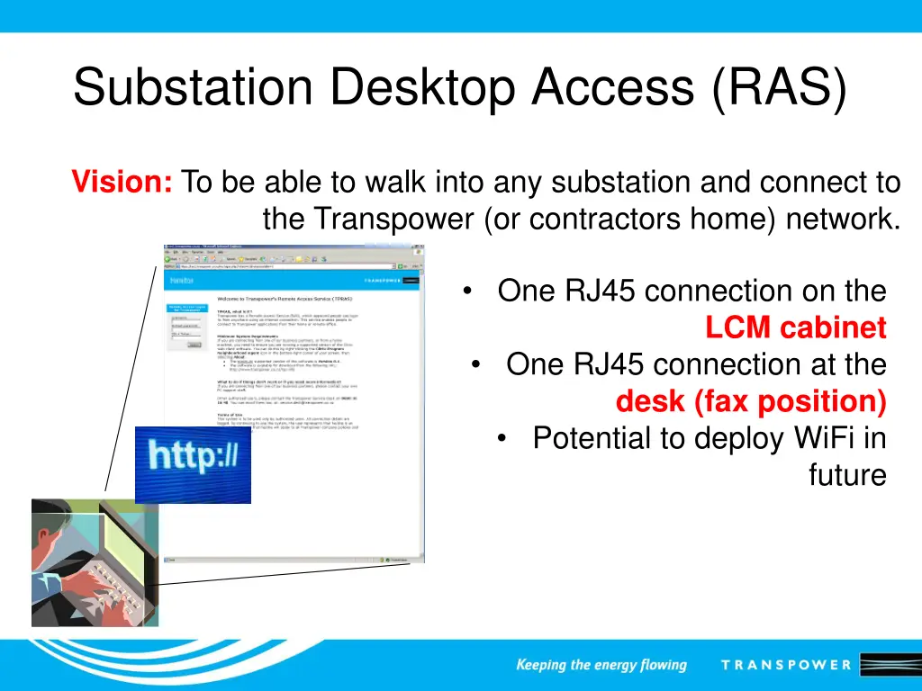 substation desktop access ras