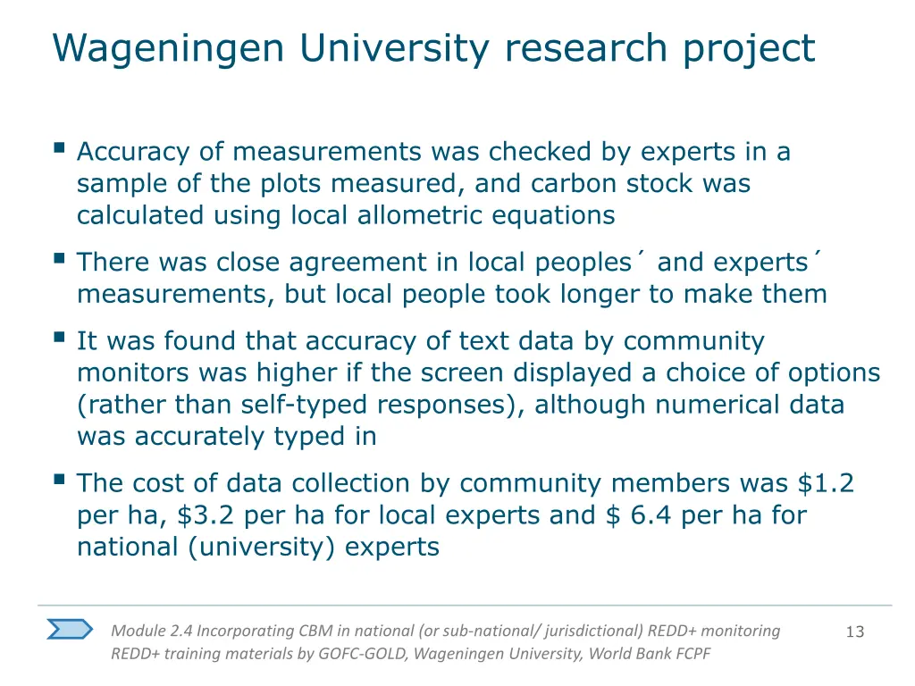 wageningen university research project 3