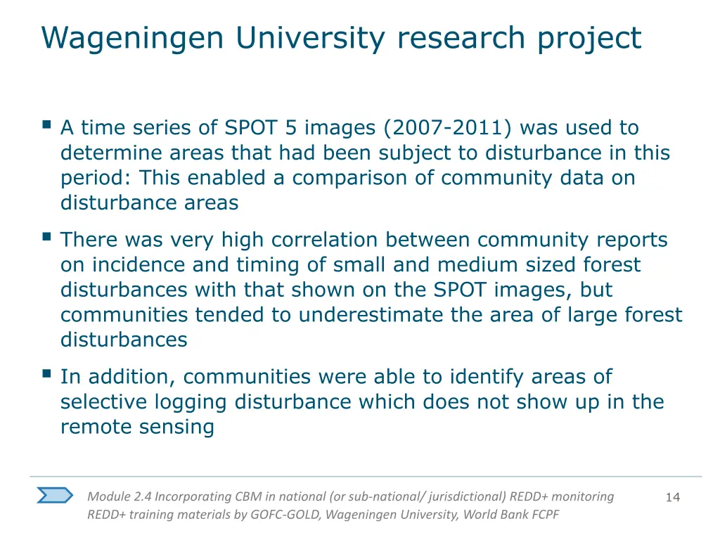wageningen university research project 4