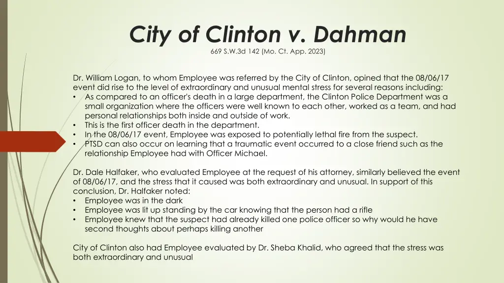city of clinton v dahman 1