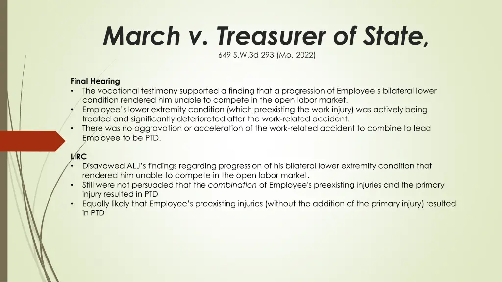 march v treasurer of state 649 s w 3d 293 mo 2022 1