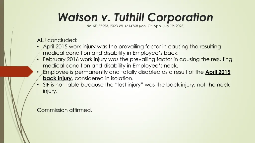 watson v tuthill corporation no sd 37293 2023 2
