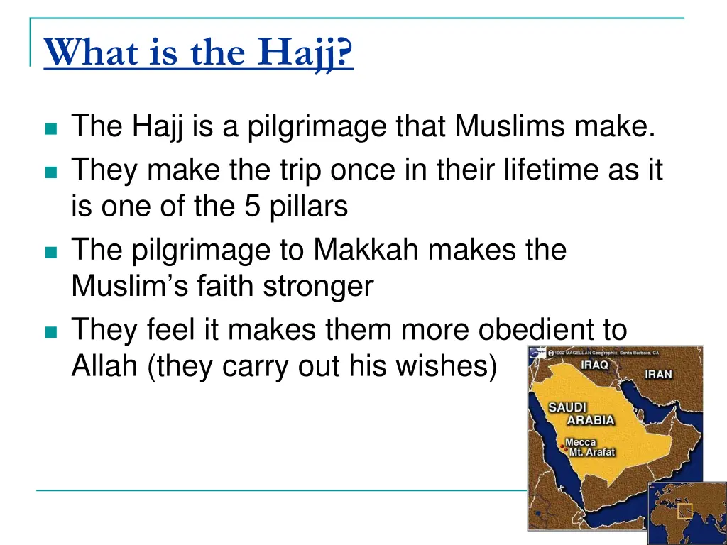 what is the hajj