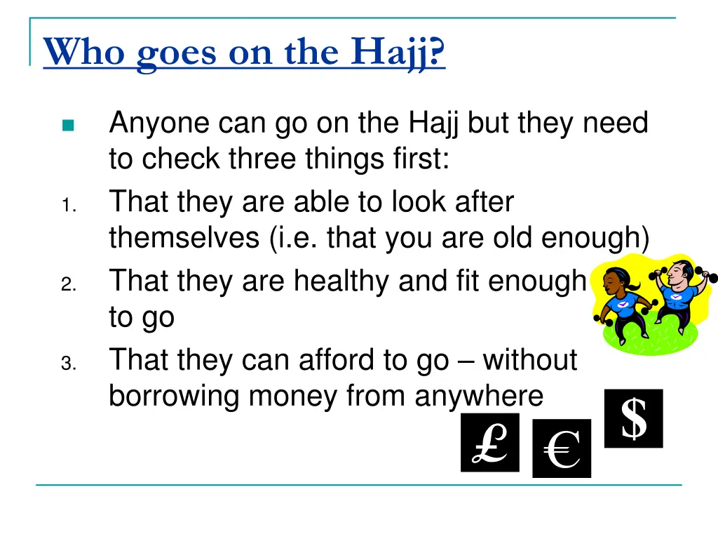 who goes on the hajj