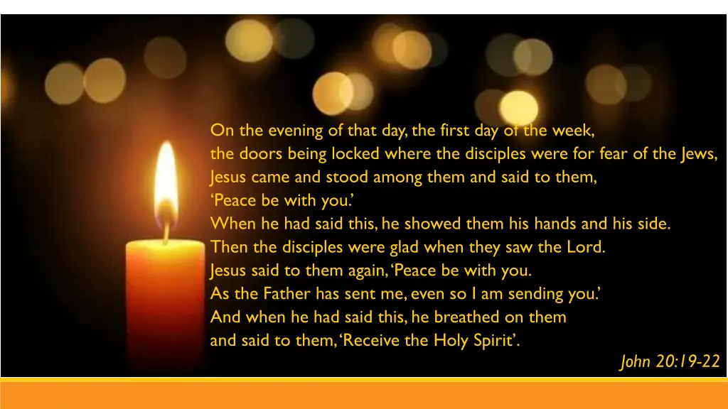 on the evening of that day the first