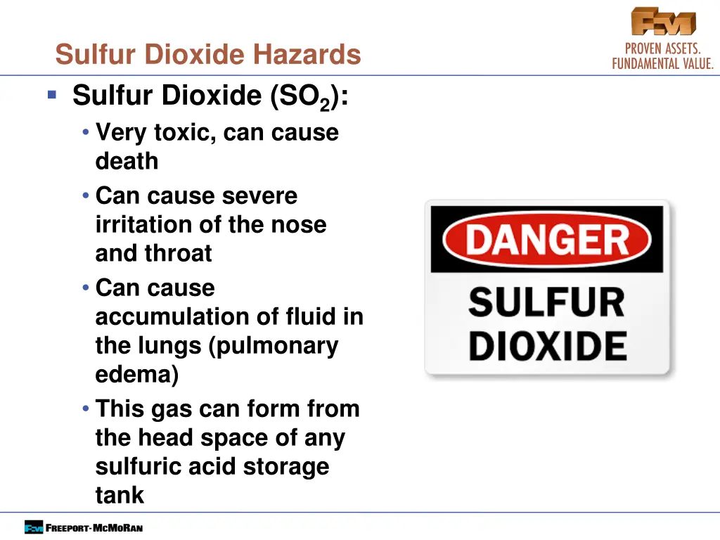 sulfur dioxide hazards sulfur dioxide so 2 very