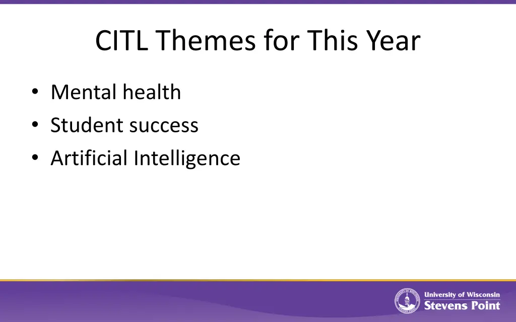 citl themes for this year