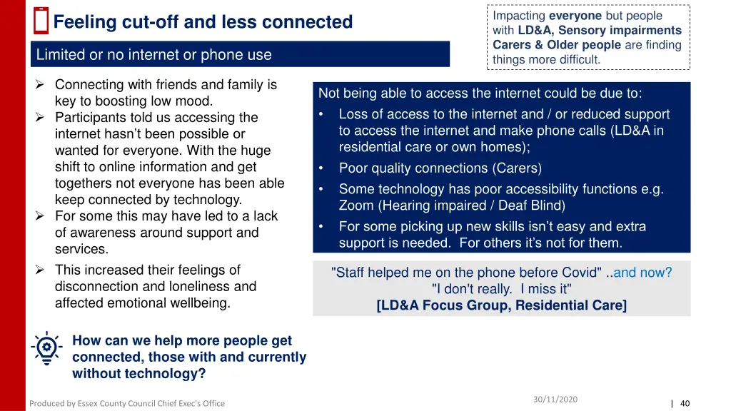 impacting everyone but people with ld a sensory